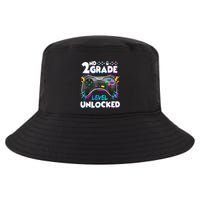 2nd Grade Level Unlocked Back To School First Day Gamer Boy Cool Comfort Performance Bucket Hat