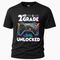 2nd Grade Level Unlocked Back To School First Day Gamer Boy Performance Shirt