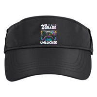 2nd Grade Level Unlocked Back To School First Day Gamer Boy Adult Drive Performance Visor