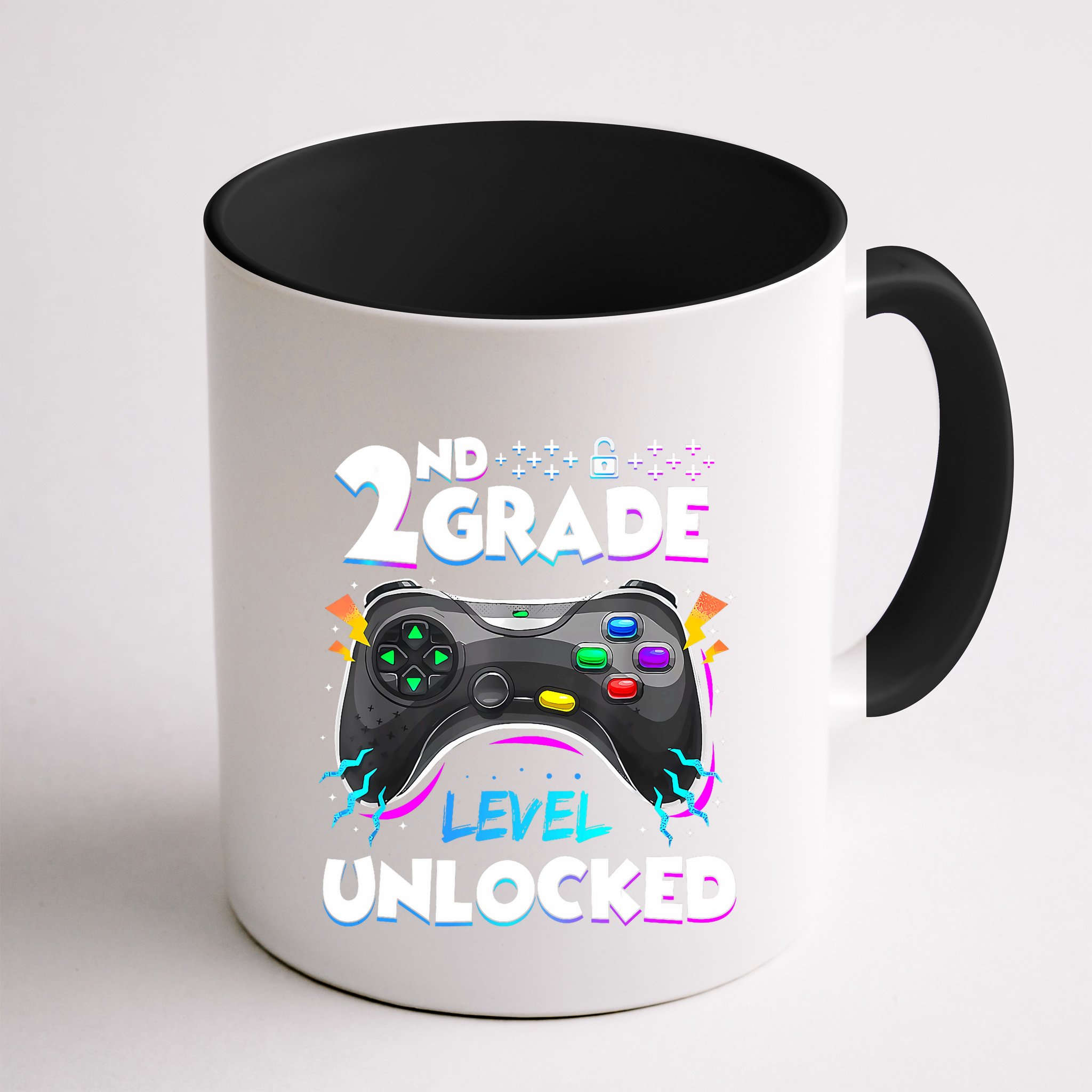 2nd Grade Level Unlocked Back To School First Day Gamer Boy Mug