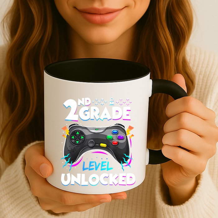 2nd Grade Level Unlocked Back To School First Day Gamer Boy Mug