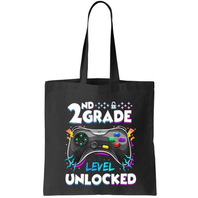 2nd Grade Level Unlocked Back To School First Day Gamer Boy Bag