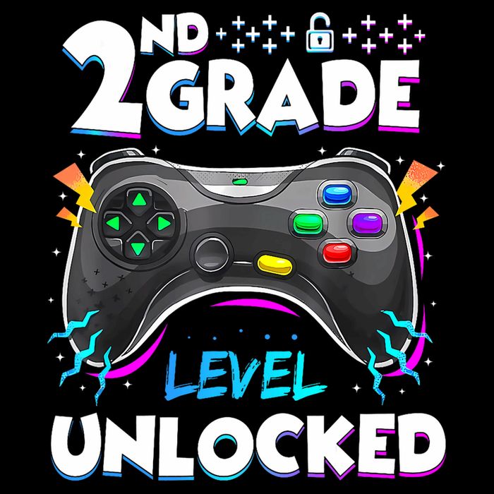 2nd Grade Level Unlocked Back To School First Day Gamer Boy Baby Bodysuit