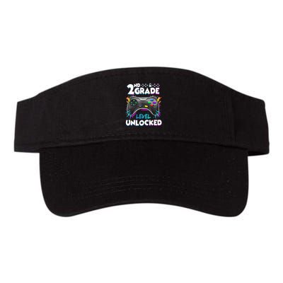 2nd Grade Level Unlocked Back To School First Day Gamer Boy Visor