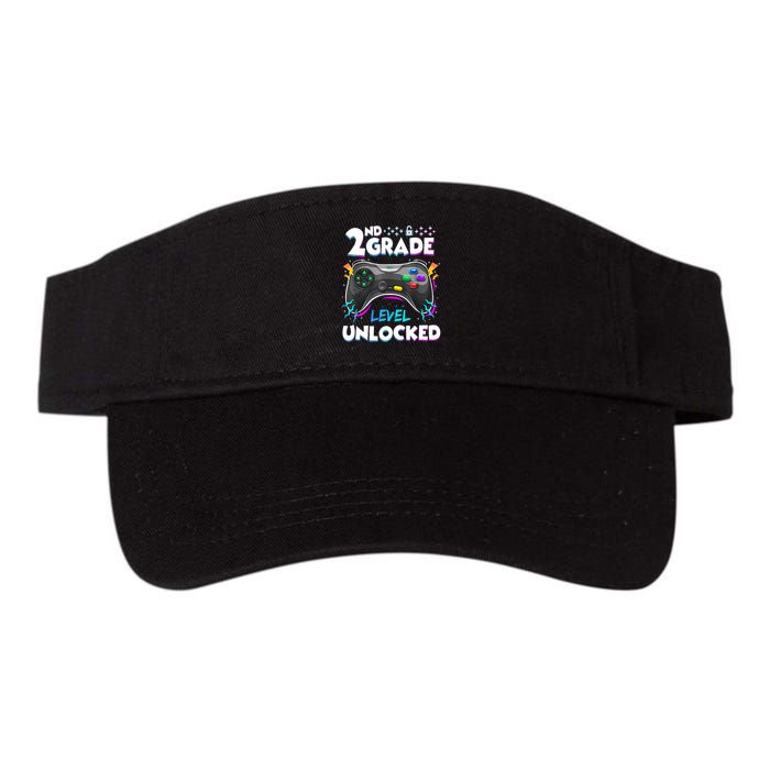 2nd Grade Level Unlocked Back To School First Day Gamer Boy Visor