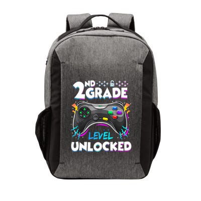 2nd Grade Level Unlocked Back To School First Day Gamer Boy Vector Backpack