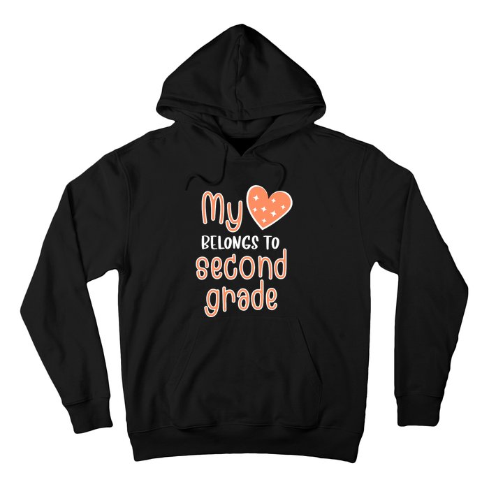 2nd Grade My Belongs To Second Grade Teacher Back To School Teacher Gift Hoodie