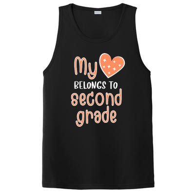 2nd Grade My Belongs To Second Grade Teacher Back To School Teacher Gift PosiCharge Competitor Tank