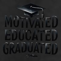 2025 Graduation Motivated Educated Graduated Adult Drive Performance Visor