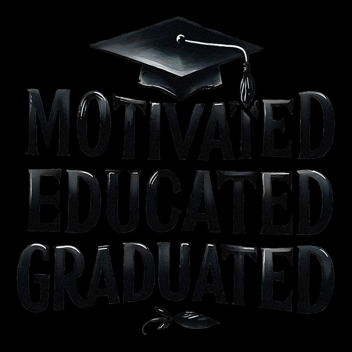2025 Graduation Motivated Educated Graduated Visor