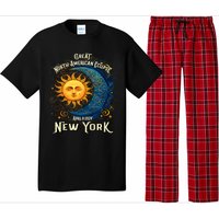 2024 Great North American Eclipse Syracuse New York Total Solar Eclipse Pajama Set