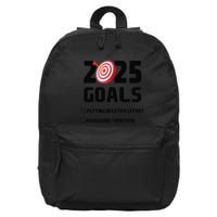 2025 Goals Putting In Extra Effort Managing Funny Design 16 in Basic Backpack