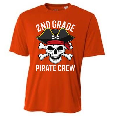 2nd Grade Pirate Crew Halloween Costume Student Teacher Gift Cooling Performance Crew T-Shirt