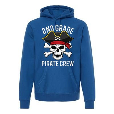 2nd Grade Pirate Crew Halloween Costume Student Teacher Gift Premium Hoodie