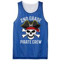 2nd Grade Pirate Crew Halloween Costume Student Teacher Gift Mesh Reversible Basketball Jersey Tank