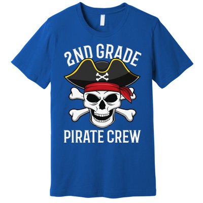 2nd Grade Pirate Crew Halloween Costume Student Teacher Gift Premium T-Shirt