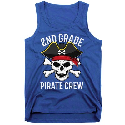 2nd Grade Pirate Crew Halloween Costume Student Teacher Gift Tank Top