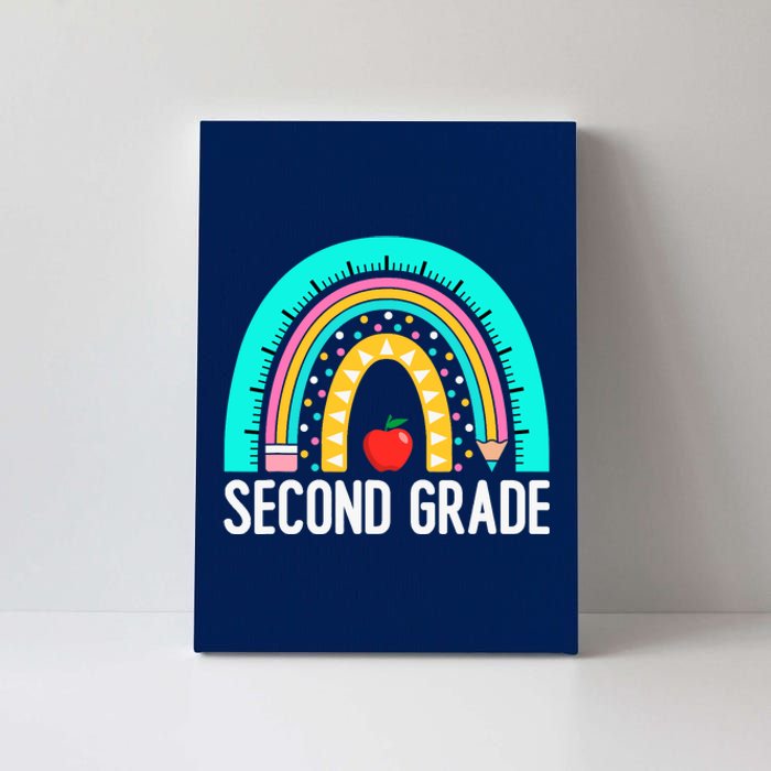 2nd Grade Rainbow Teacher Team Second Grade Squad Girl Boy Canvas