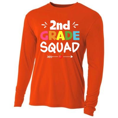 2nd Grade Squad Back To School Cooling Performance Long Sleeve Crew