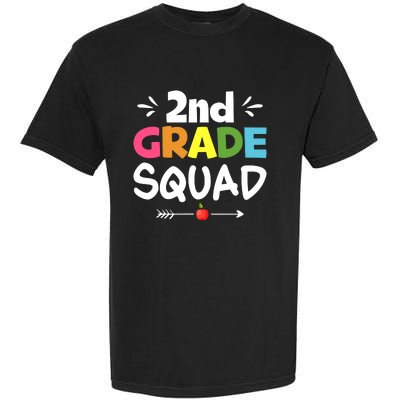 2nd Grade Squad Back To School Garment-Dyed Heavyweight T-Shirt