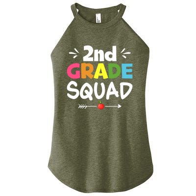 2nd Grade Squad Back To School Women’s Perfect Tri Rocker Tank