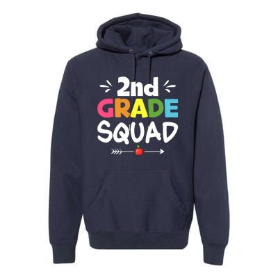 2nd Grade Squad Back To School Premium Hoodie