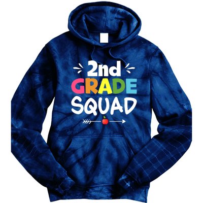 2nd Grade Squad Back To School Tie Dye Hoodie