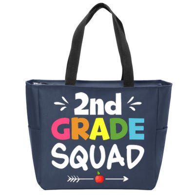 2nd Grade Squad Back To School Zip Tote Bag