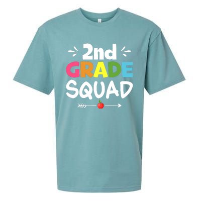 2nd Grade Squad Back To School Sueded Cloud Jersey T-Shirt