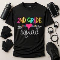 2nd Grade Squad Second Teacher Student Team Back To School Cooling Performance Crew T-Shirt
