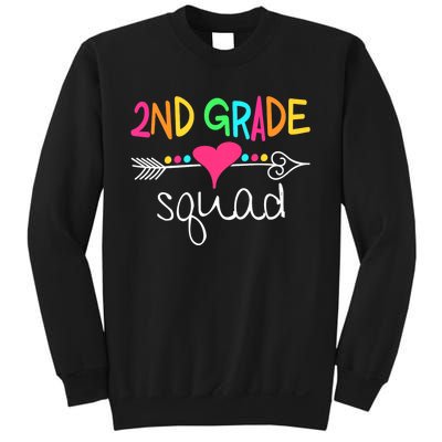 2nd Grade Squad Second Teacher Student Team Back To School Sweatshirt