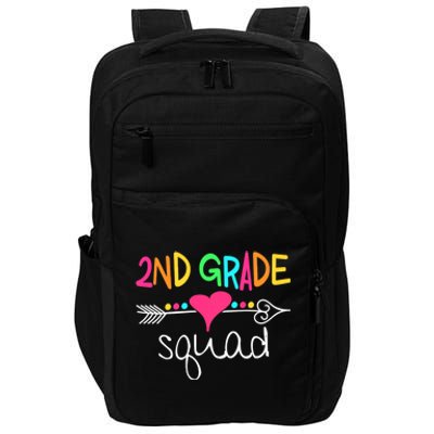 2nd Grade Squad Second Teacher Student Team Back To School Impact Tech Backpack