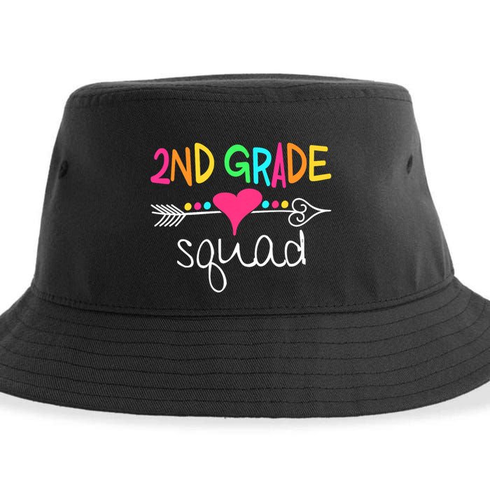 2nd Grade Squad Second Teacher Student Team Back To School Sustainable Bucket Hat