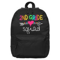 2nd Grade Squad Second Teacher Student Team Back To School 16 in Basic Backpack