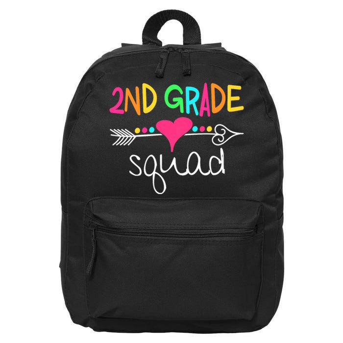 2nd Grade Squad Second Teacher Student Team Back To School 16 in Basic Backpack