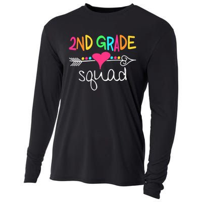 2nd Grade Squad Second Teacher Student Team Back To School Cooling Performance Long Sleeve Crew