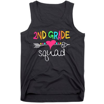 2nd Grade Squad Second Teacher Student Team Back To School Tank Top