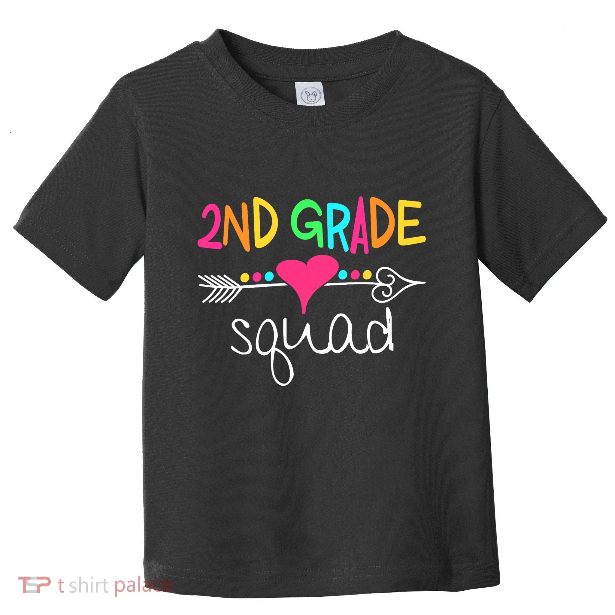2nd Grade Squad Second Teacher Student Team Back To School Toddler T-Shirt