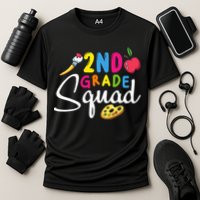 2nd Grade Squad Second Teacher Student Team Back To School Cooling Performance Crew T-Shirt