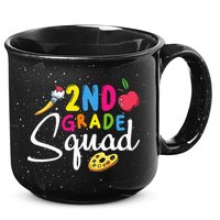 2nd Grade Squad Second Teacher Student Team Back To School 15oz Campfire Ceramic Mug