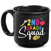 2nd Grade Squad Second Teacher Student Team Back To School 15oz Campfire Ceramic Mug