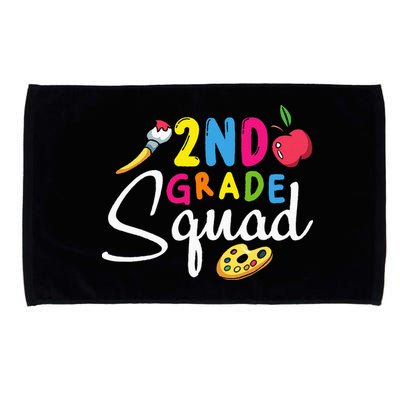 2nd Grade Squad Second Teacher Student Team Back To School Microfiber Hand Towel