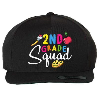 2nd Grade Squad Second Teacher Student Team Back To School Wool Snapback Cap