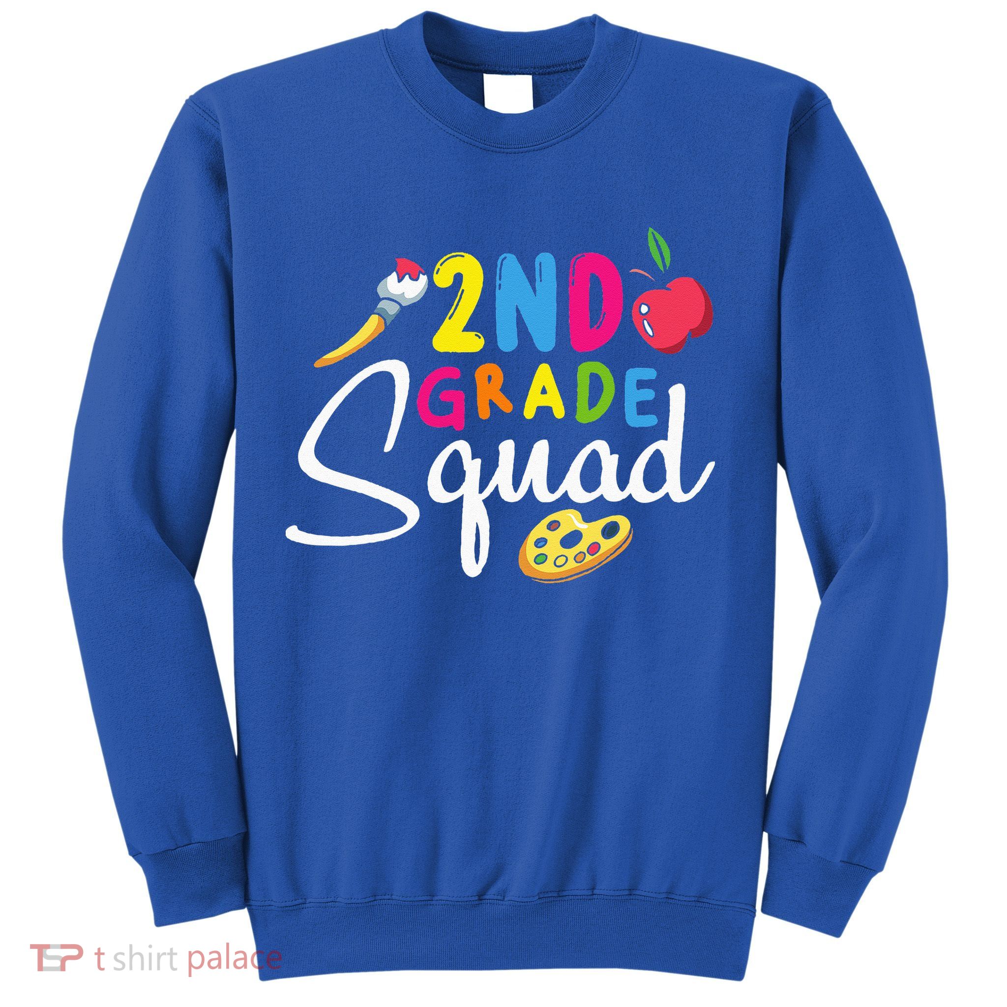2nd Grade Squad Second Teacher Student Team Back To School Sweatshirt