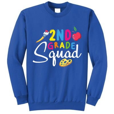 2nd Grade Squad Second Teacher Student Team Back To School Tall Sweatshirt