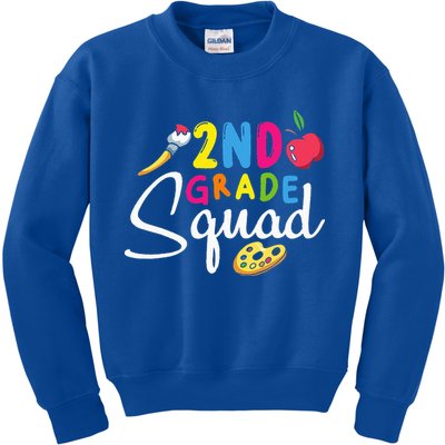 2nd Grade Squad Second Teacher Student Team Back To School Kids Sweatshirt