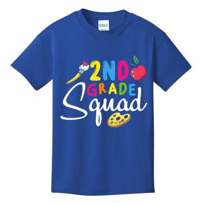 2nd Grade Squad Second Teacher Student Team Back To School Kids T-Shirt