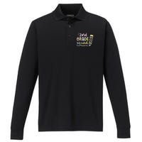 2nd Grade Squad Team Back To School Teachers Students Performance Long Sleeve Polo