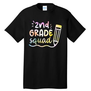 2nd Grade Squad Team Back To School Teachers Students Tall T-Shirt