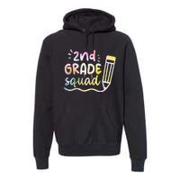 2nd Grade Squad Team Back To School Teachers Students Premium Hoodie